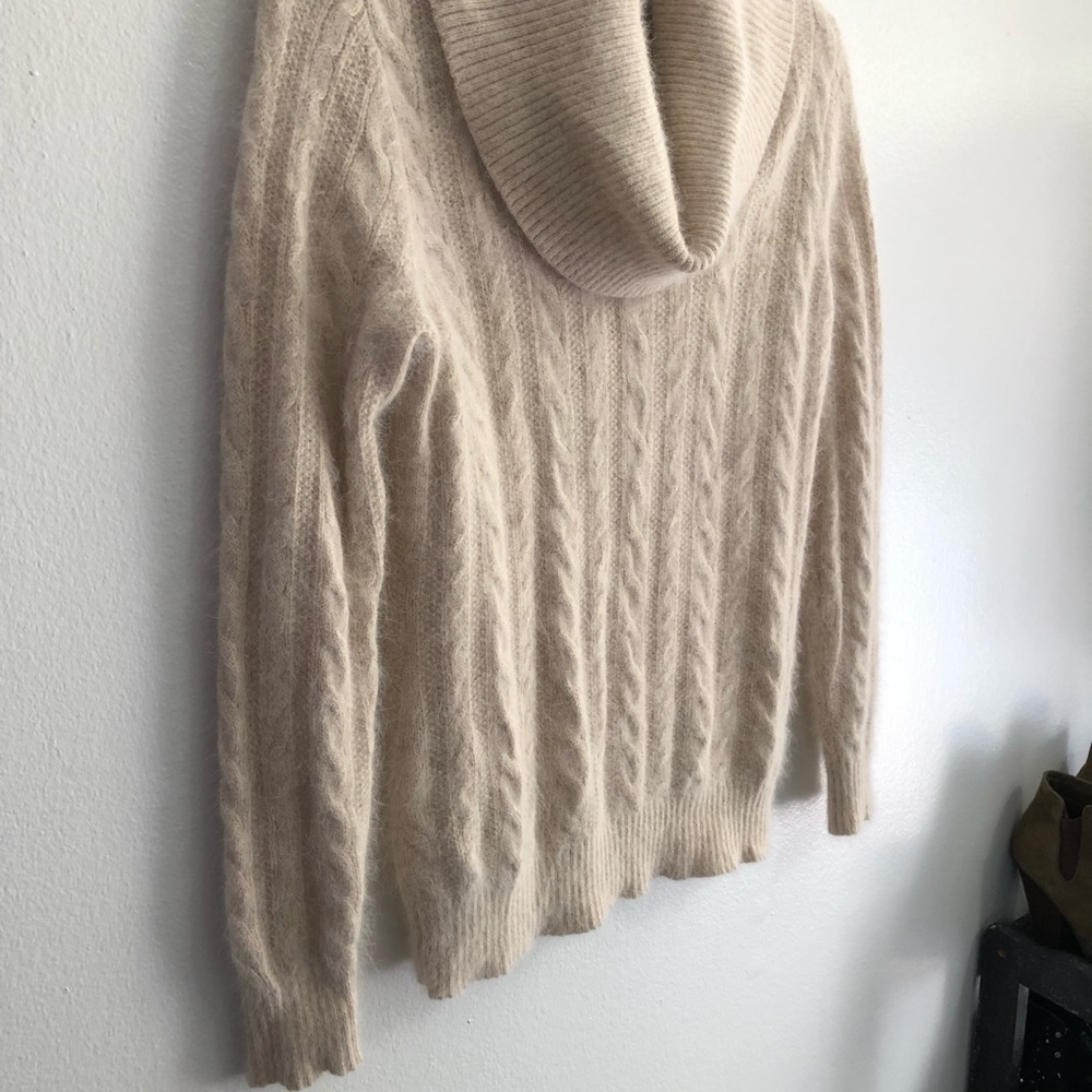 Vineyard Vines Cable Knit Cowl Sweater